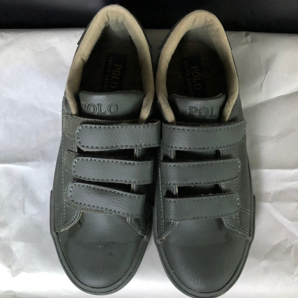 Polo Ralph Lauren Little Boys Stay-Put Closure Casual Sneaker Size 3